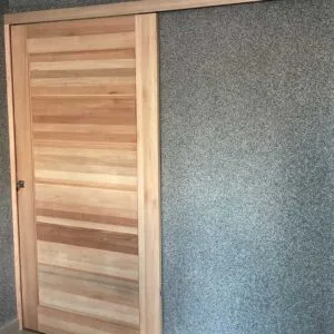 Porta de Madeira de Correr Maciça - PMCLM0001